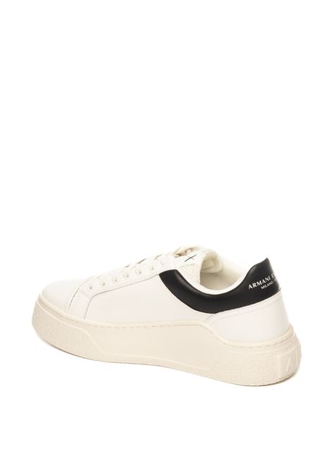 White leather sneaker ARMANI EXCHANGE | XUX236XV906-K001